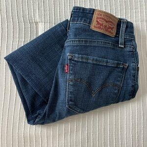 Levi's Women's Dark Blue Skinny Jeans